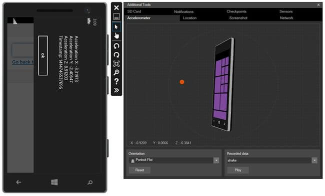 change the Orientation types